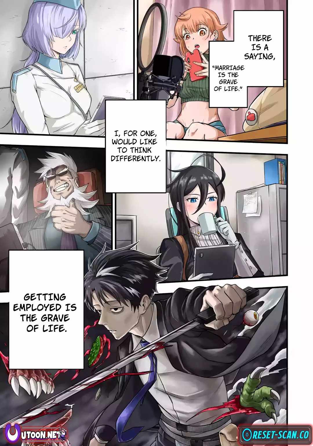 Shachiku Kensei, Haishinsha ni naru – Black Guild Kaishain, Ukkari Kaishayou Kaisen de S-kyuu Monster wo Aite ni Musou suru Tokoro wo Zenkoku Haishin shite shimau Chapter 1 - Page 2