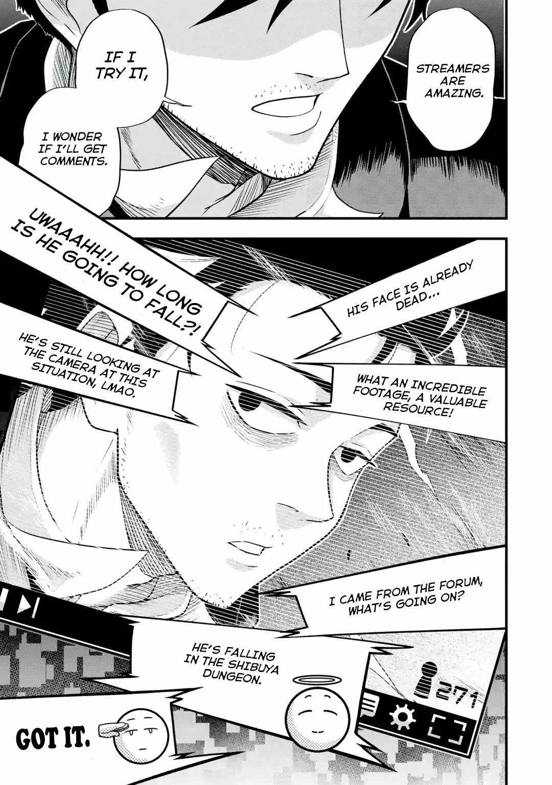 Shachiku Kensei, Haishinsha ni naru – Black Guild Kaishain, Ukkari Kaishayou Kaisen de S-kyuu Monster wo Aite ni Musou suru Tokoro wo Zenkoku Haishin shite shimau Chapter 1 - Page 36
