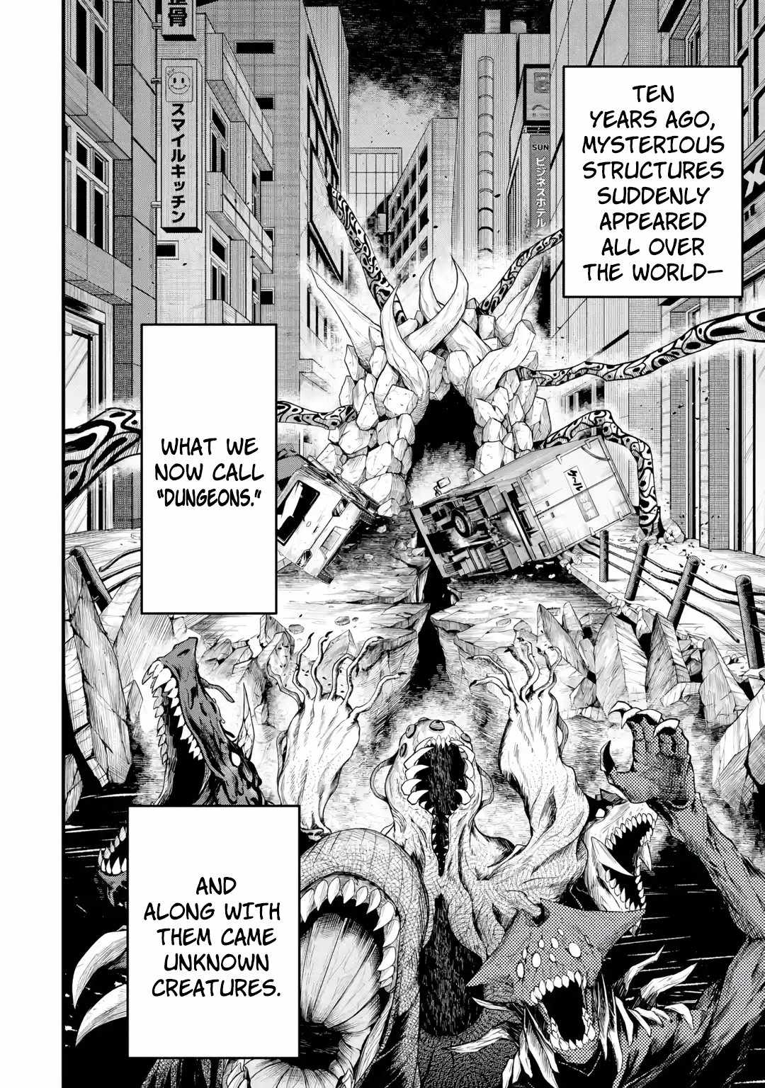 Shachiku Kensei, Haishinsha ni naru – Black Guild Kaishain, Ukkari Kaishayou Kaisen de S-kyuu Monster wo Aite ni Musou suru Tokoro wo Zenkoku Haishin shite shimau Chapter 1 - Page 7