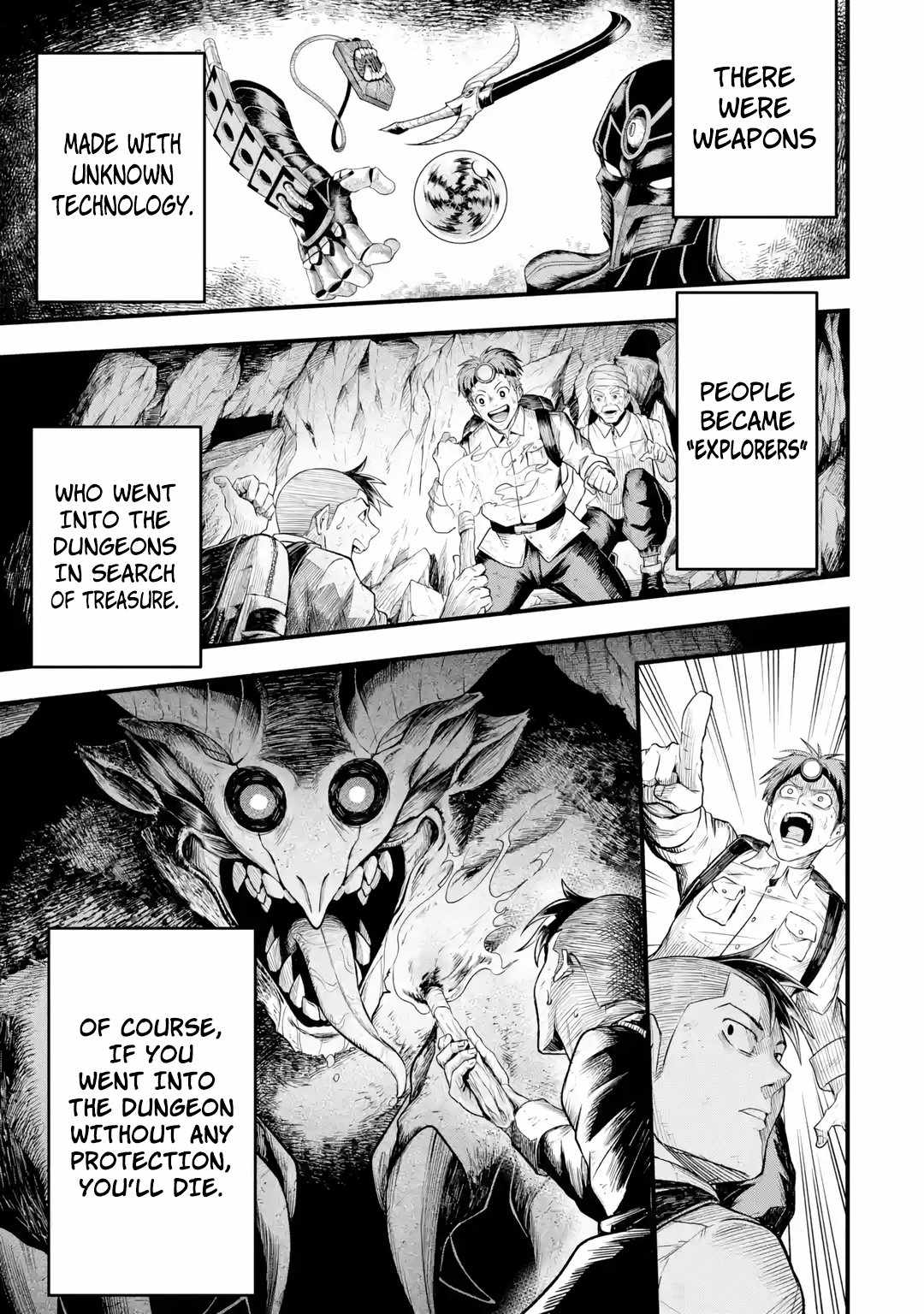 Shachiku Kensei, Haishinsha ni naru – Black Guild Kaishain, Ukkari Kaishayou Kaisen de S-kyuu Monster wo Aite ni Musou suru Tokoro wo Zenkoku Haishin shite shimau Chapter 1 - Page 8