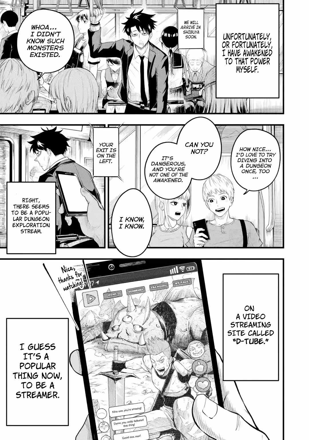 Shachiku Kensei, Haishinsha ni naru – Black Guild Kaishain, Ukkari Kaishayou Kaisen de S-kyuu Monster wo Aite ni Musou suru Tokoro wo Zenkoku Haishin shite shimau Chapter 1 - Page 10