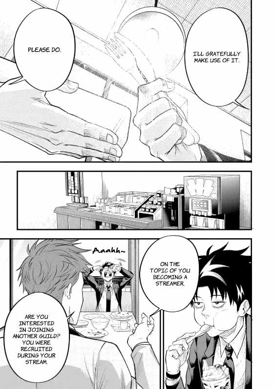 Shachiku Kensei, Haishinsha ni naru – Black Guild Kaishain, Ukkari Kaishayou Kaisen de S-kyuu Monster wo Aite ni Musou suru Tokoro wo Zenkoku Haishin shite shimau Chapter 6.1 - Page 14