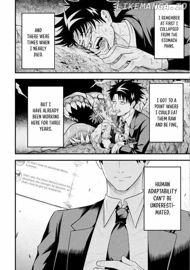 Shachiku Kensei, Haishinsha ni naru – Black Guild Kaishain, Ukkari Kaishayou Kaisen de S-kyuu Monster wo Aite ni Musou suru Tokoro wo Zenkoku Haishin shite shimau Chapter 7.2 - Page 14