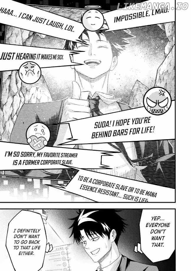 Shachiku Kensei, Haishinsha ni naru – Black Guild Kaishain, Ukkari Kaishayou Kaisen de S-kyuu Monster wo Aite ni Musou suru Tokoro wo Zenkoku Haishin shite shimau Chapter 7.2 - Page 9