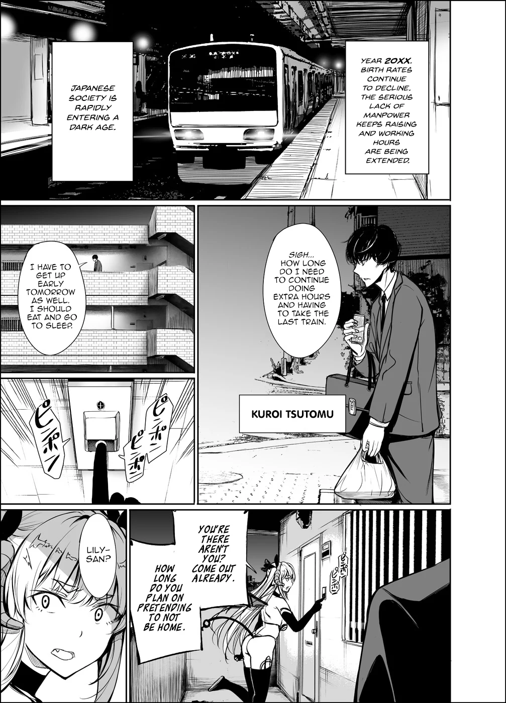 Shachiku Succubus no Hanashi Chapter 2 - Page 1