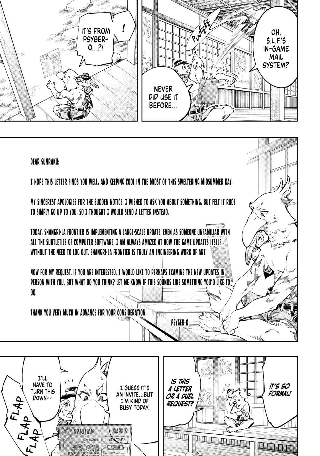 Shangri-La Frontier ~ Kusoge Hunter, Kamige ni Idoman to su~ Chapter 30 - Page 3