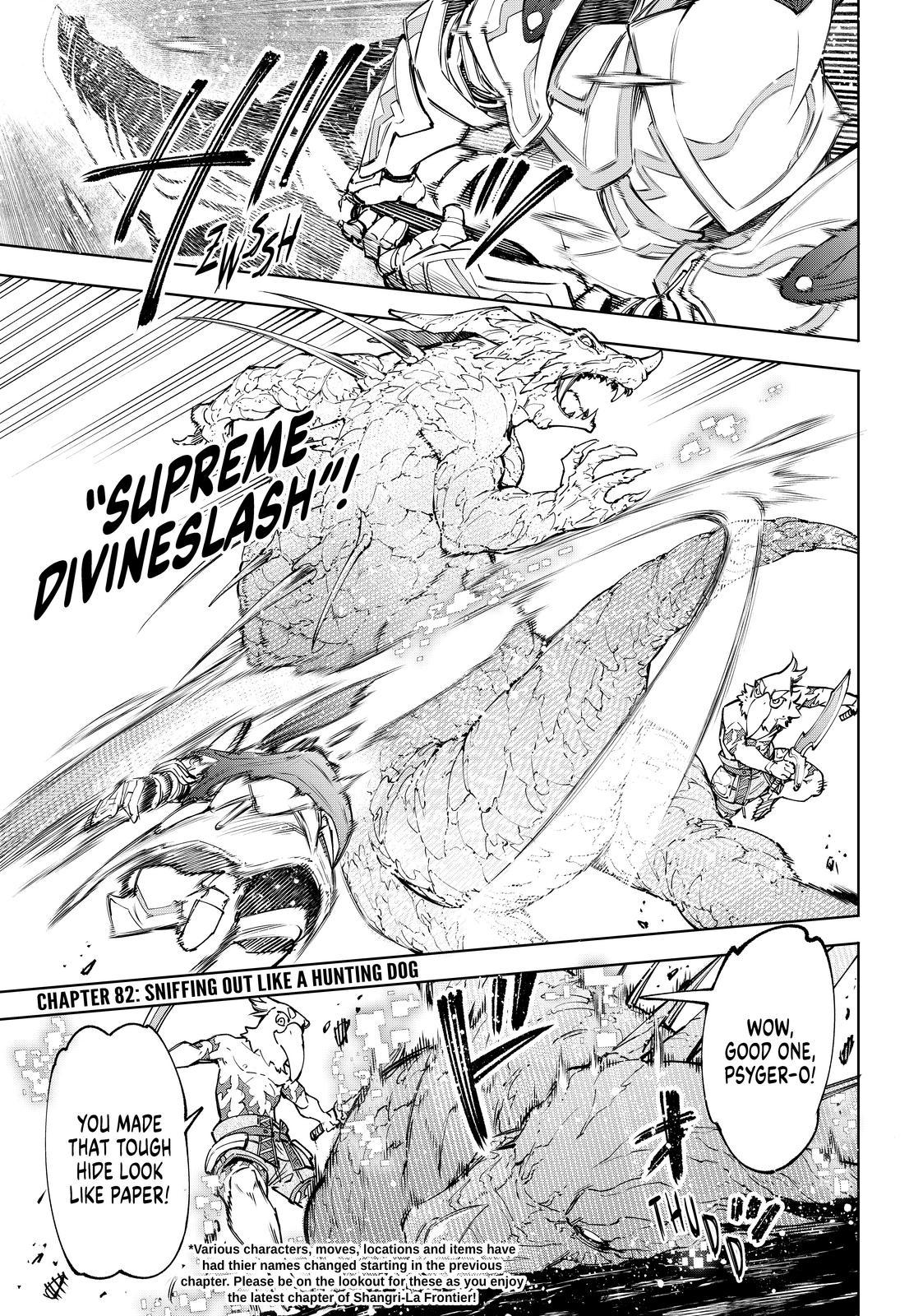 Shangri-La Frontier ~ Kusoge Hunter, Kamige ni Idoman to su~ Chapter 82 - Page 1