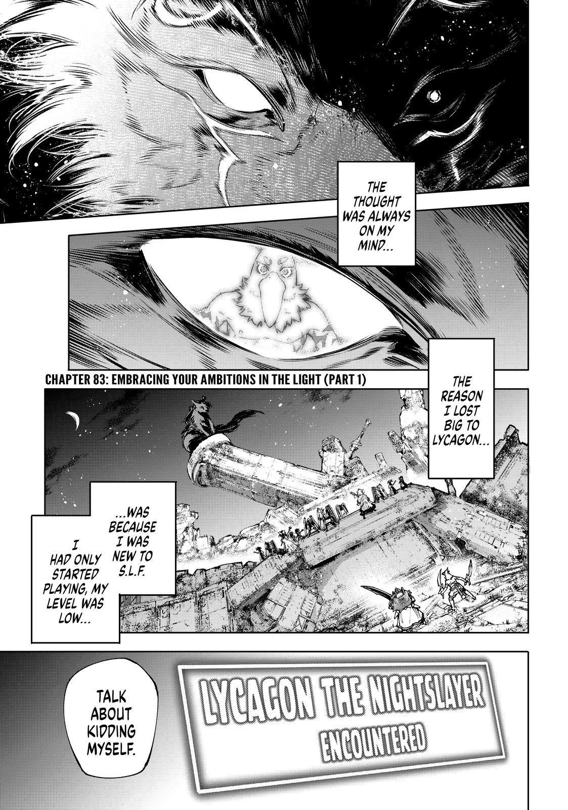 Shangri-La Frontier ~ Kusoge Hunter, Kamige ni Idoman to su~ Chapter 83 - Page 1