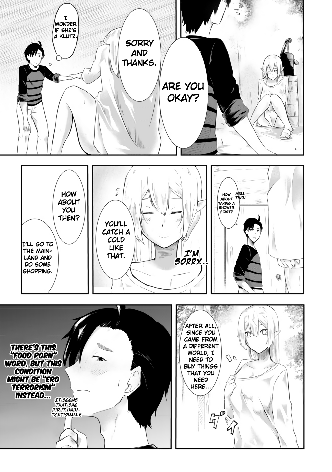 Sharing Life On A Deserted Island With An Elf Chapter 1 - Page 35