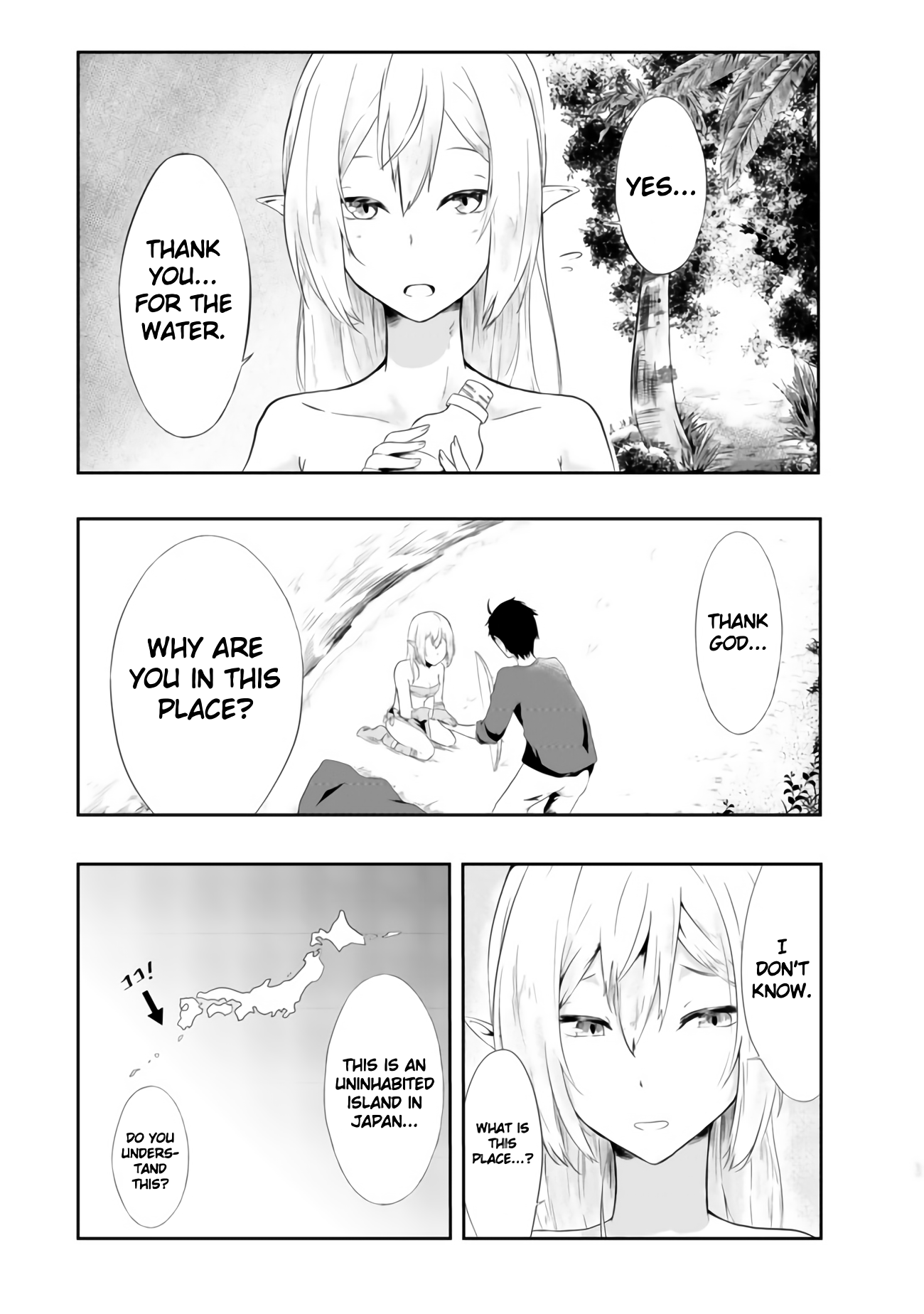 Sharing Life On A Deserted Island With An Elf Chapter 1 - Page 8