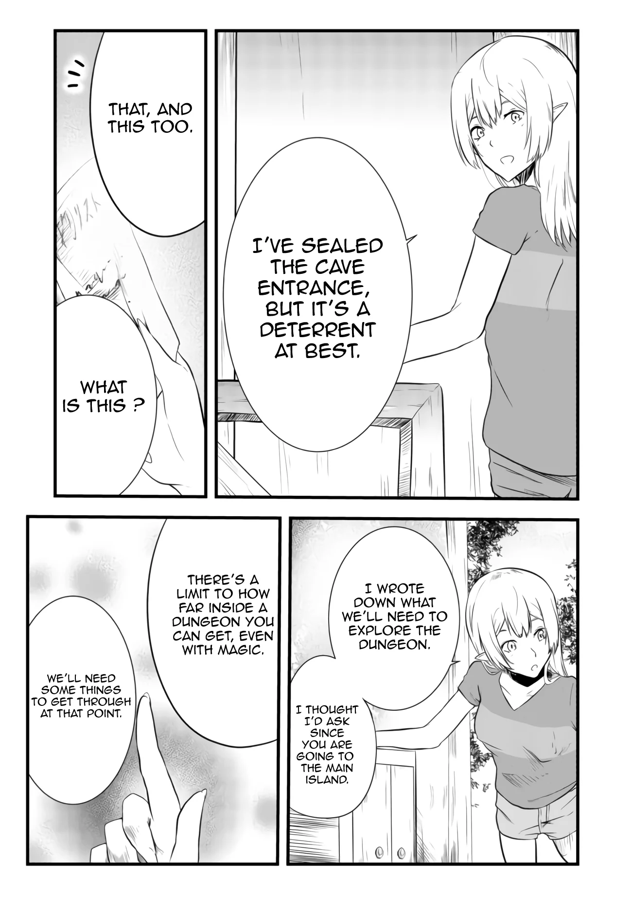 Sharing Life On A Deserted Island With An Elf Chapter 2 - Page 38