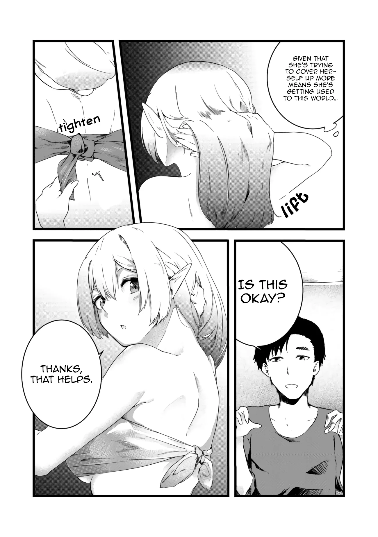 Sharing Life On A Deserted Island With An Elf Chapter 4 - Page 4
