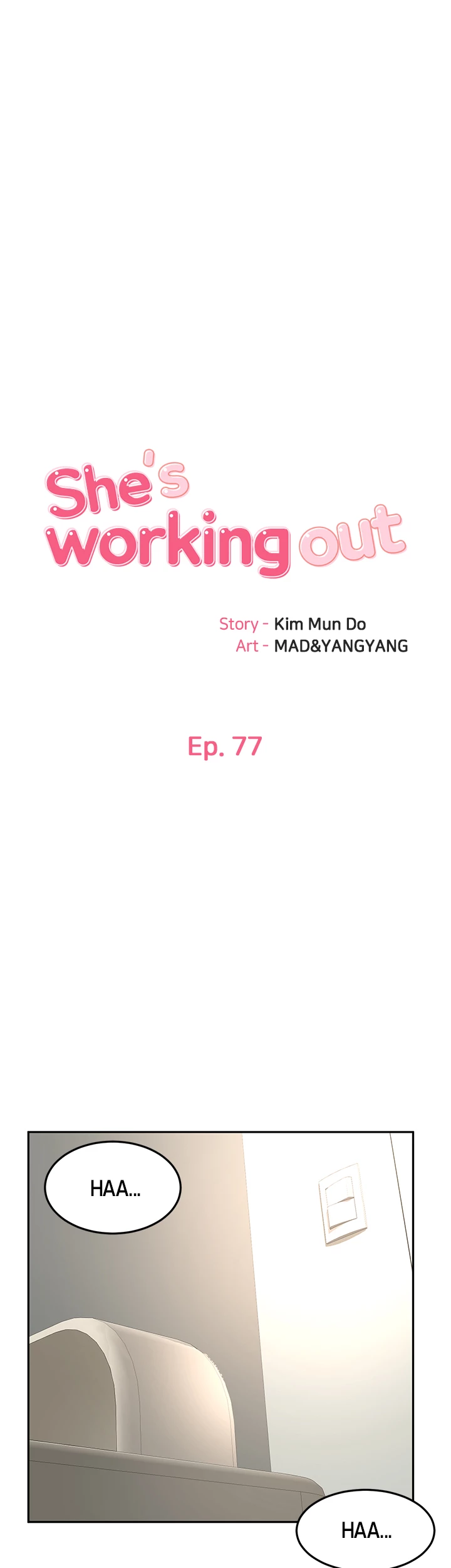 She Is Working Out Chapter 77 - Page 1