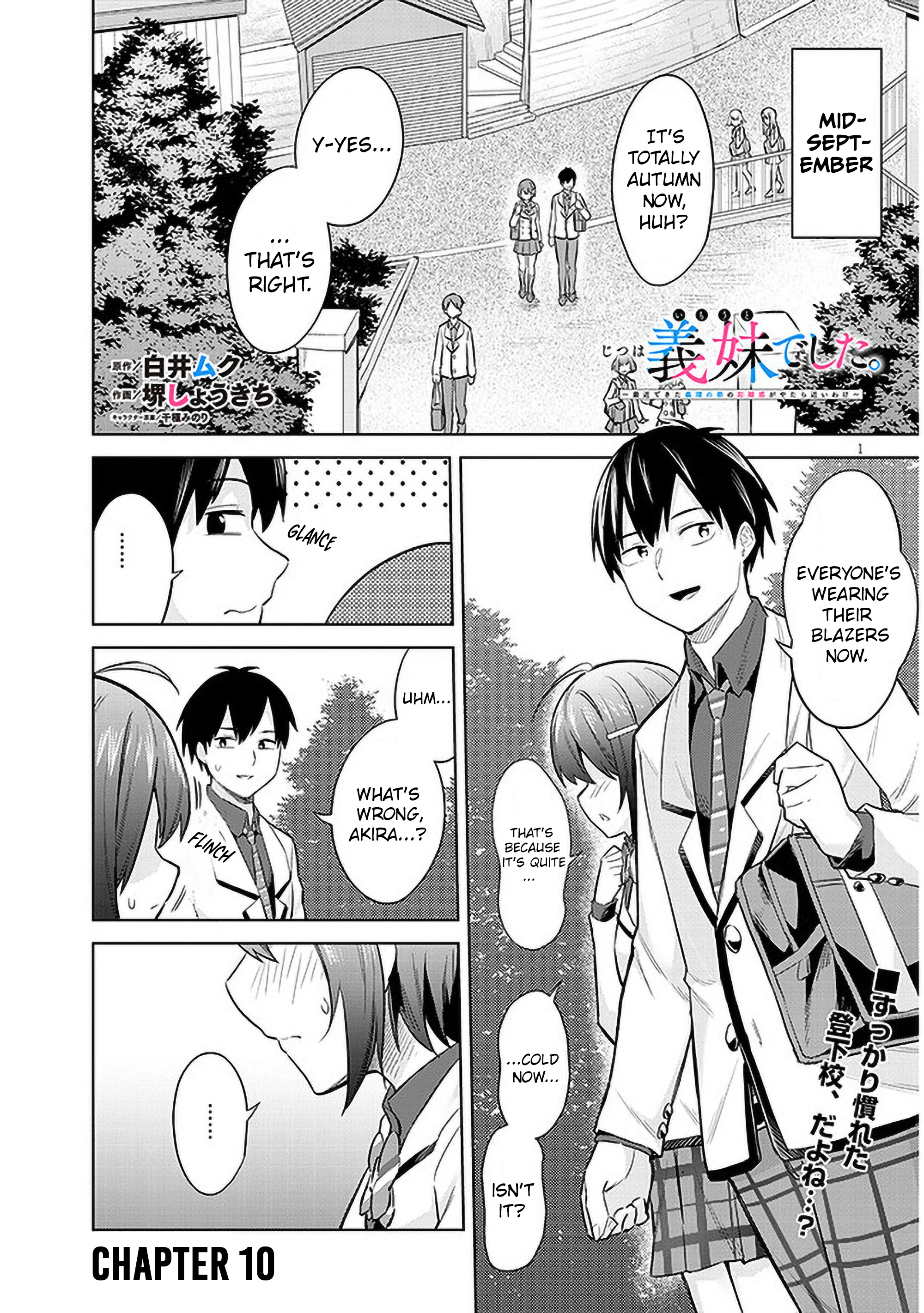She Was Actually My Stepsister Chapter 10 - Page 1