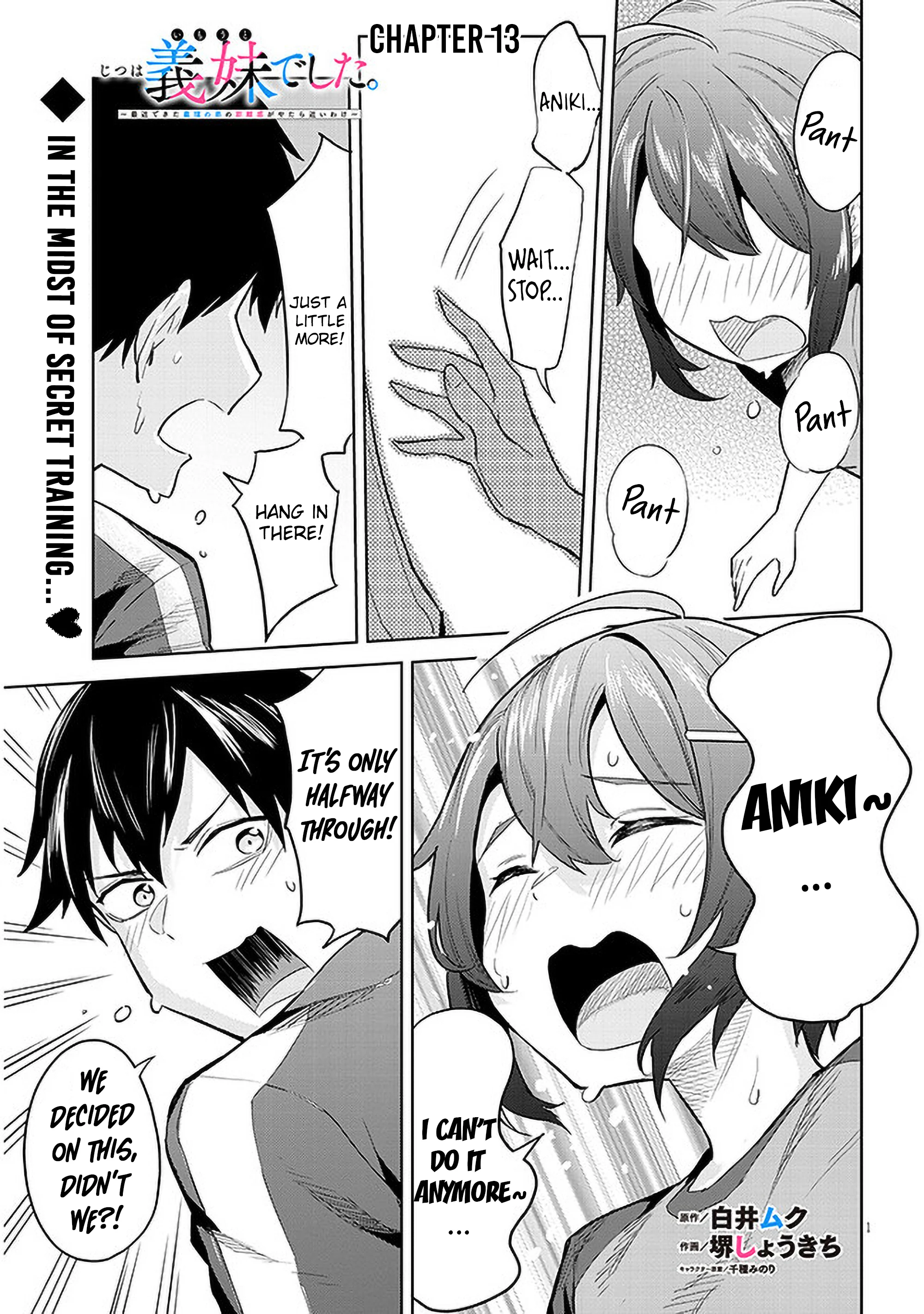 She Was Actually My Stepsister Chapter 13 - Page 1