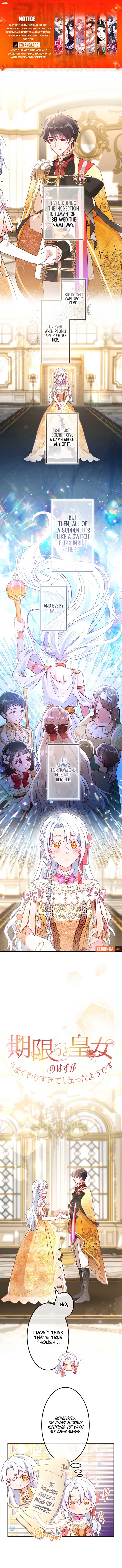 She Was Supposed to Be a Temporary Princess but It Seems She Is Done a Little Too Well Chapter 41 - Page 1