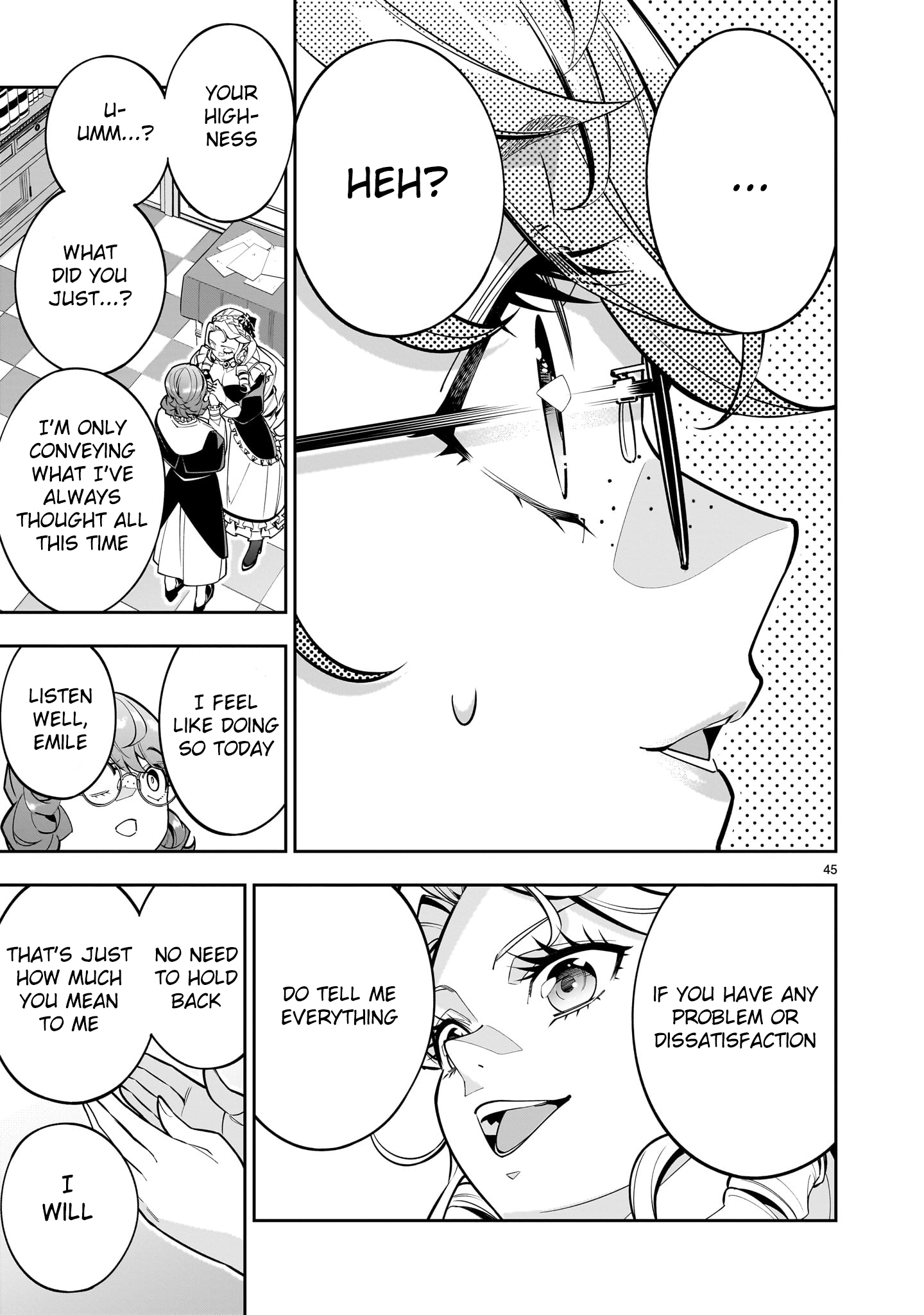 Shi ni Modori Oujo wa Ikinobiru Tameni Yuri Harem wo Tsukuru Koto ni Shita Chapter 1 - Page 44