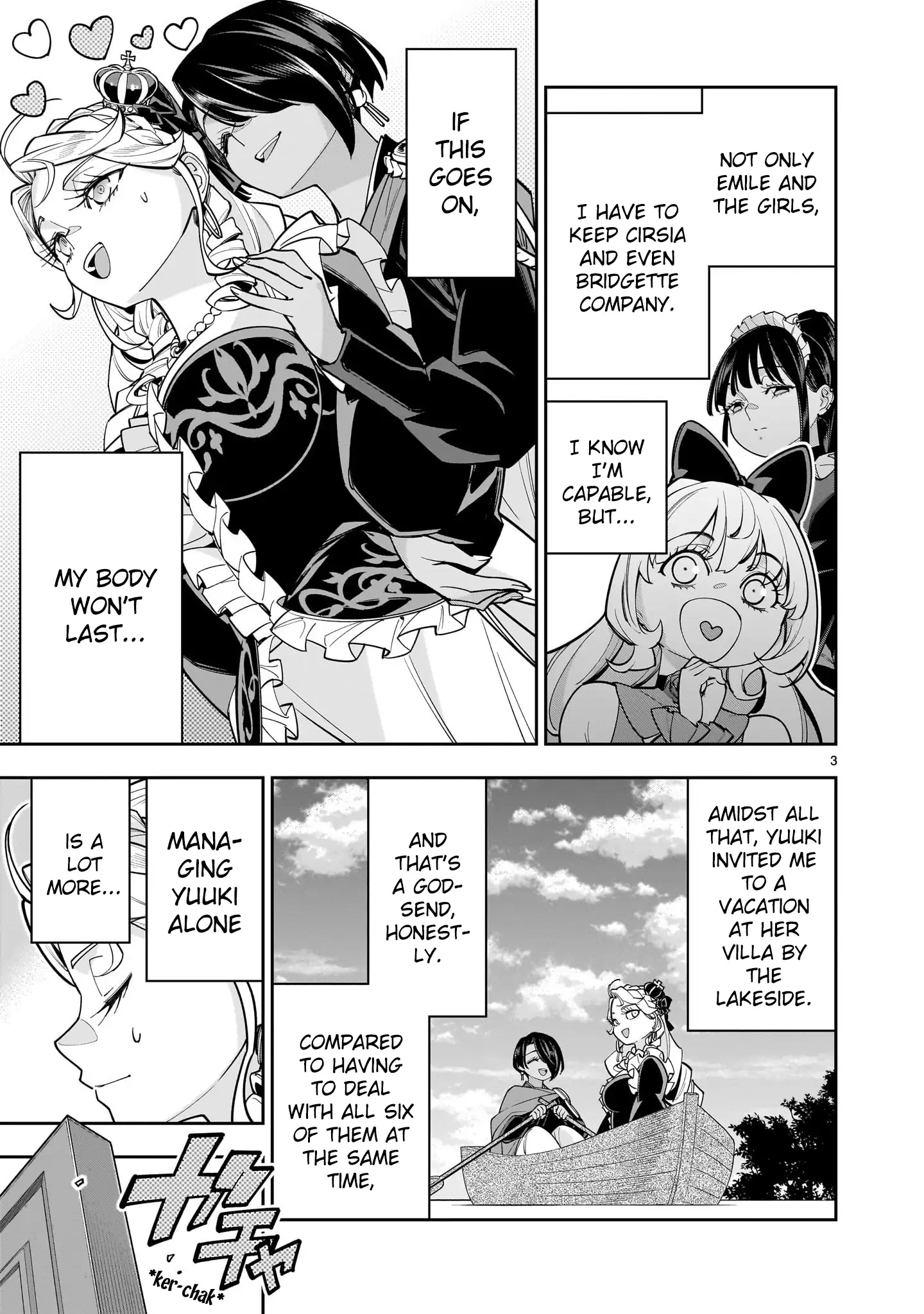 Shi ni Modori Oujo wa Ikinobiru Tameni Yuri Harem wo Tsukuru Koto ni Shita Chapter 10 - Page 3