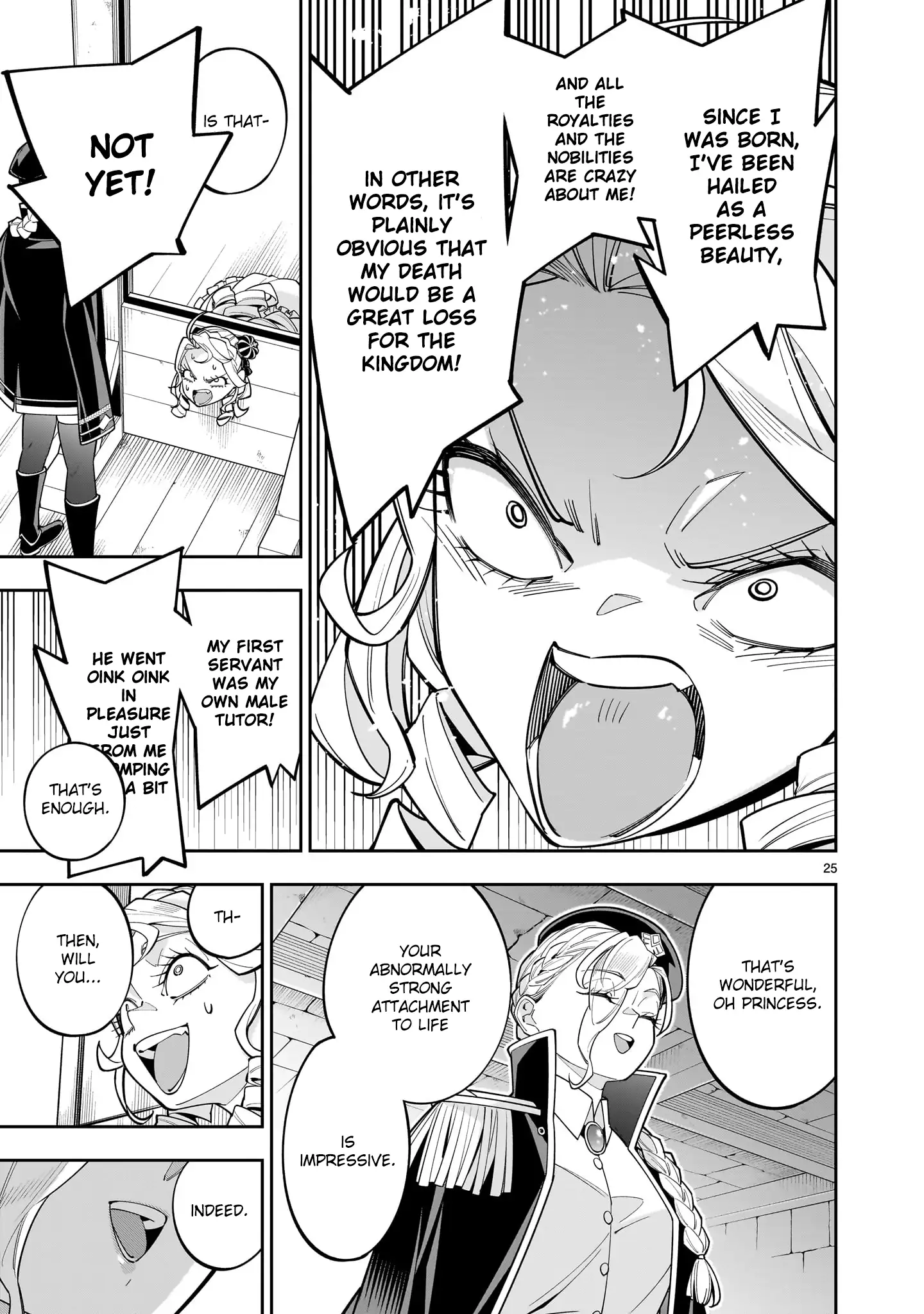 Shi ni Modori Oujo wa Ikinobiru Tameni Yuri Harem wo Tsukuru Koto ni Shita Chapter 10 - Page 41