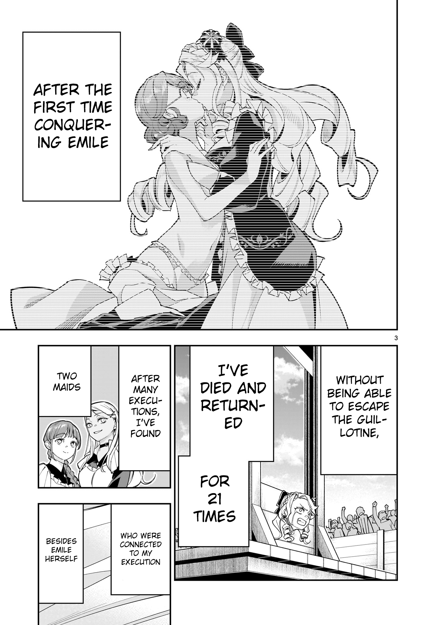 Shi ni Modori Oujo wa Ikinobiru Tameni Yuri Harem wo Tsukuru Koto ni Shita Chapter 2 - Page 3