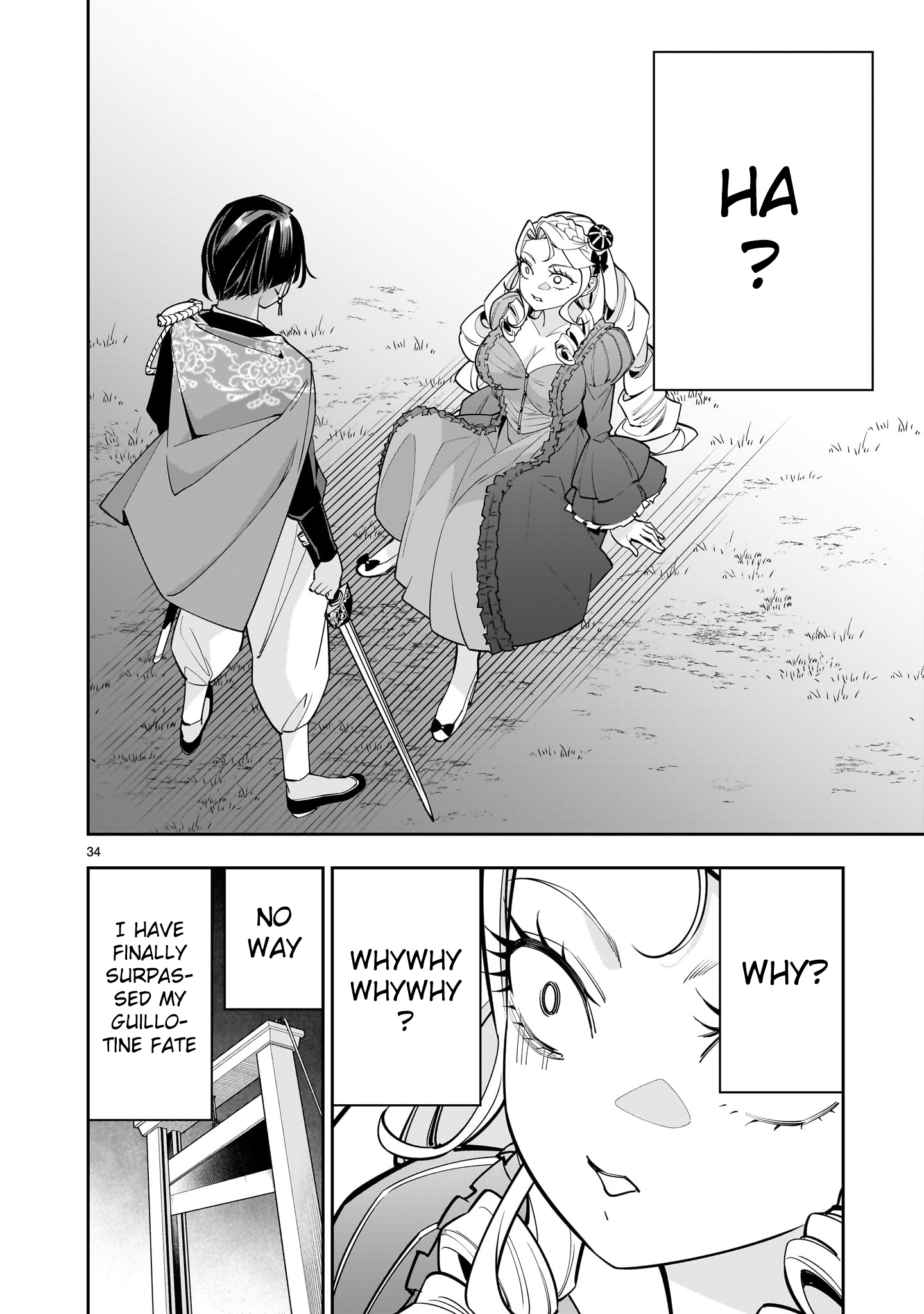 Shi ni Modori Oujo wa Ikinobiru Tameni Yuri Harem wo Tsukuru Koto ni Shita Chapter 2 - Page 34