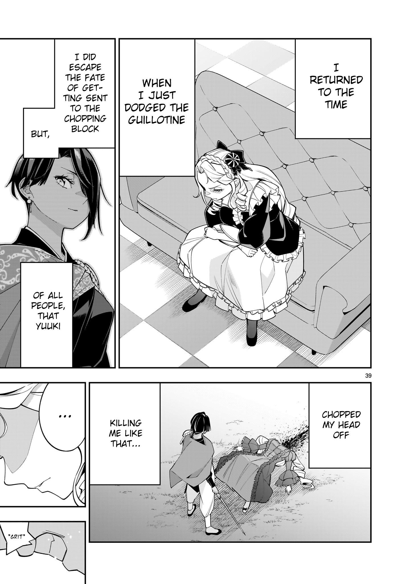 Shi ni Modori Oujo wa Ikinobiru Tameni Yuri Harem wo Tsukuru Koto ni Shita Chapter 2 - Page 38