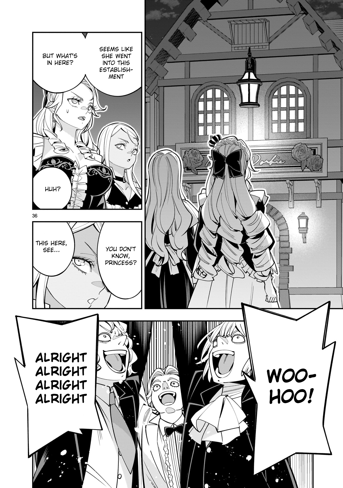 Shi ni Modori Oujo wa Ikinobiru Tameni Yuri Harem wo Tsukuru Koto ni Shita Chapter 3 - Page 35