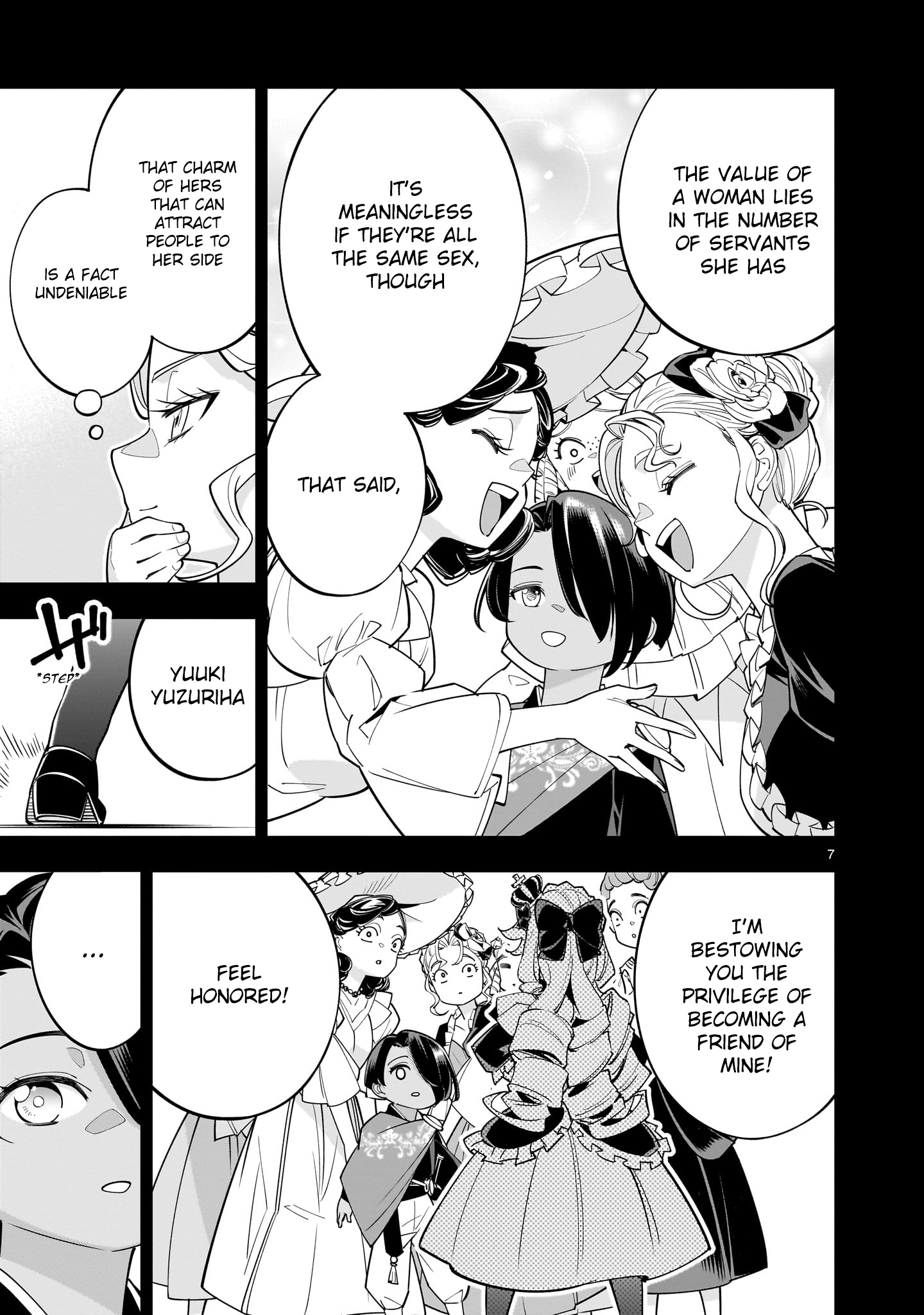 Shi ni Modori Oujo wa Ikinobiru Tameni Yuri Harem wo Tsukuru Koto ni Shita Chapter 3 - Page 7