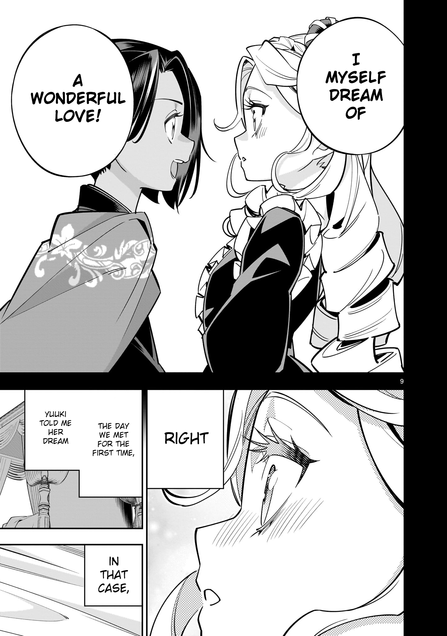 Shi ni Modori Oujo wa Ikinobiru Tameni Yuri Harem wo Tsukuru Koto ni Shita Chapter 3 - Page 9
