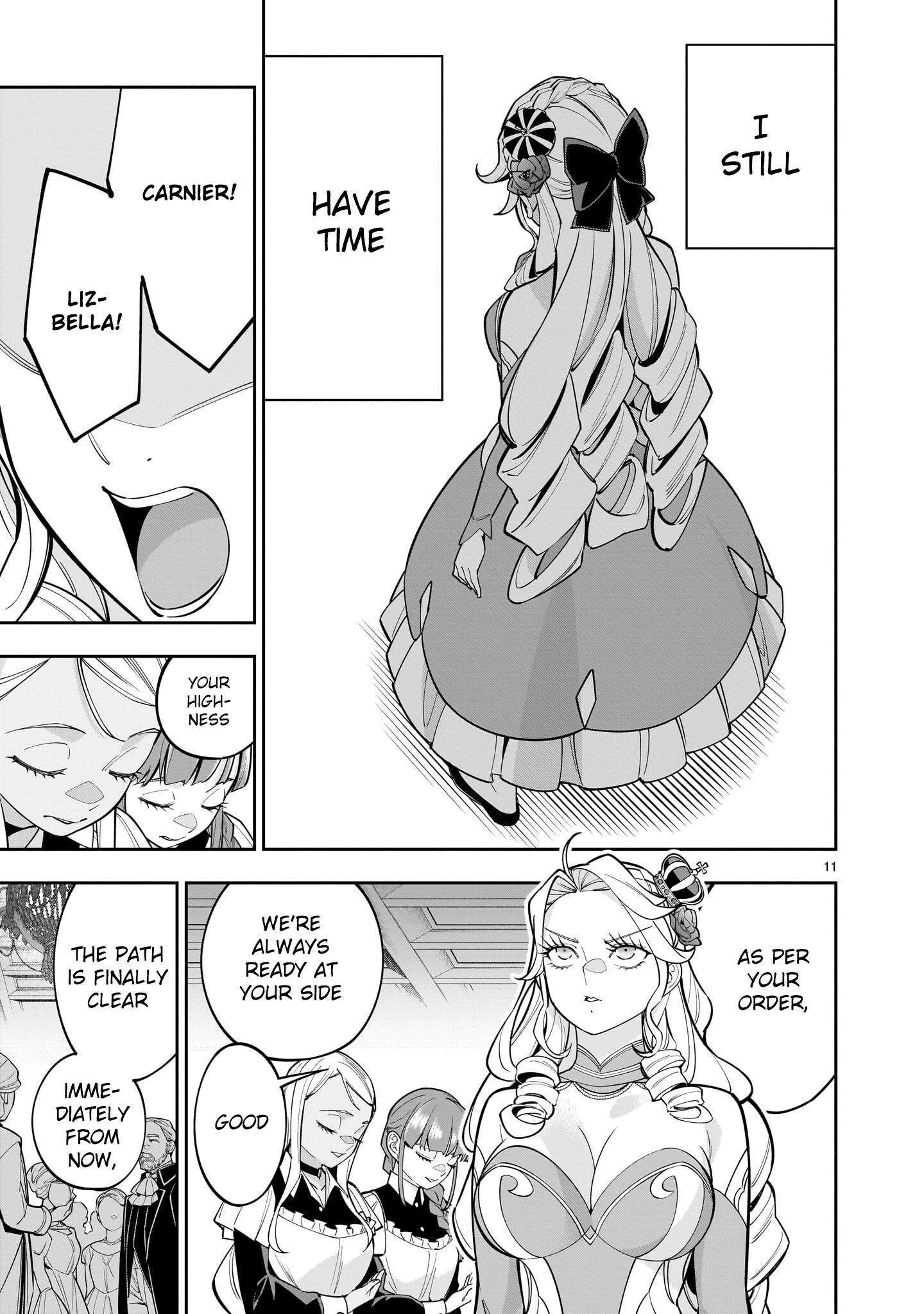 Shi ni Modori Oujo wa Ikinobiru Tameni Yuri Harem wo Tsukuru Koto ni Shita Chapter 4 - Page 11