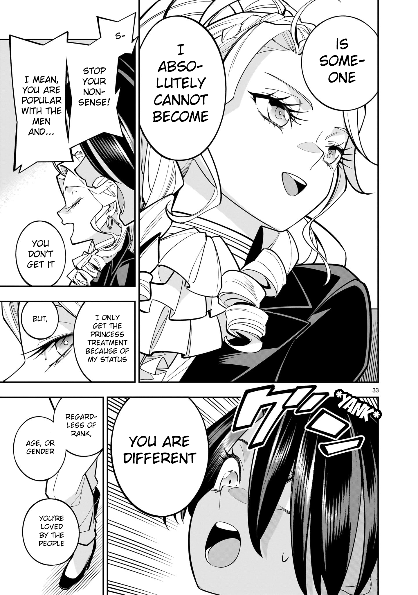 Shi ni Modori Oujo wa Ikinobiru Tameni Yuri Harem wo Tsukuru Koto ni Shita Chapter 4 - Page 33