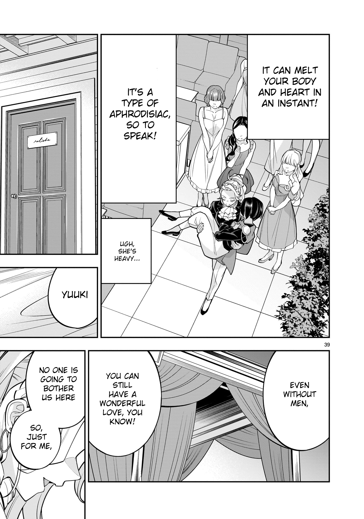 Shi ni Modori Oujo wa Ikinobiru Tameni Yuri Harem wo Tsukuru Koto ni Shita Chapter 4 - Page 38