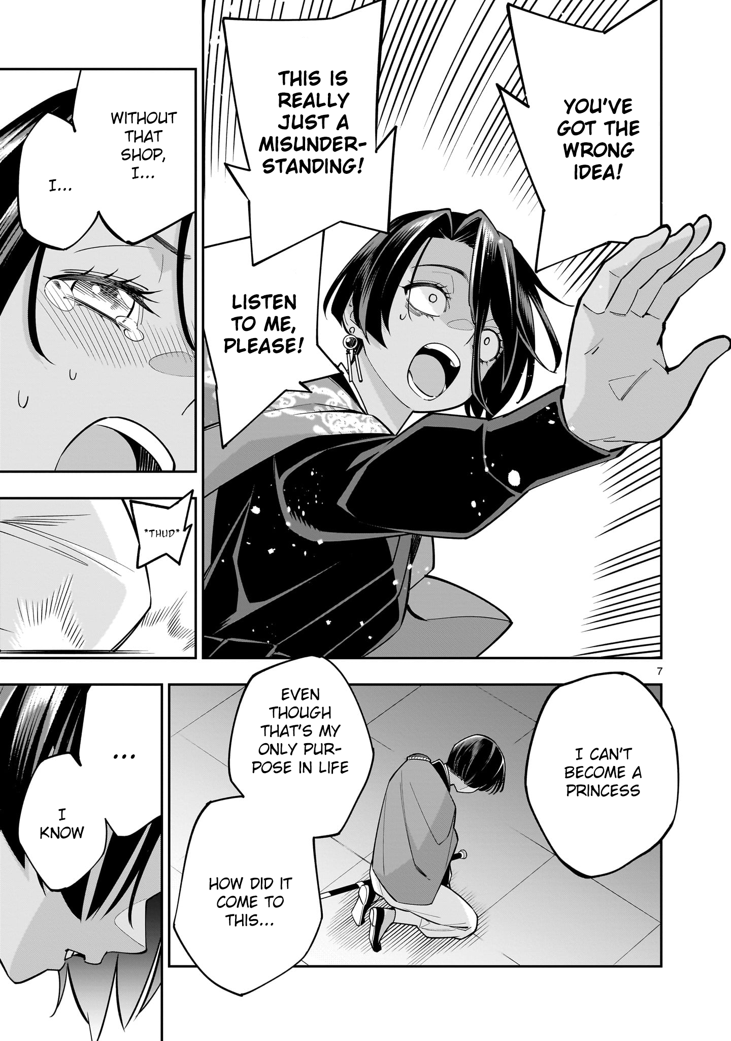 Shi ni Modori Oujo wa Ikinobiru Tameni Yuri Harem wo Tsukuru Koto ni Shita Chapter 4 - Page 7