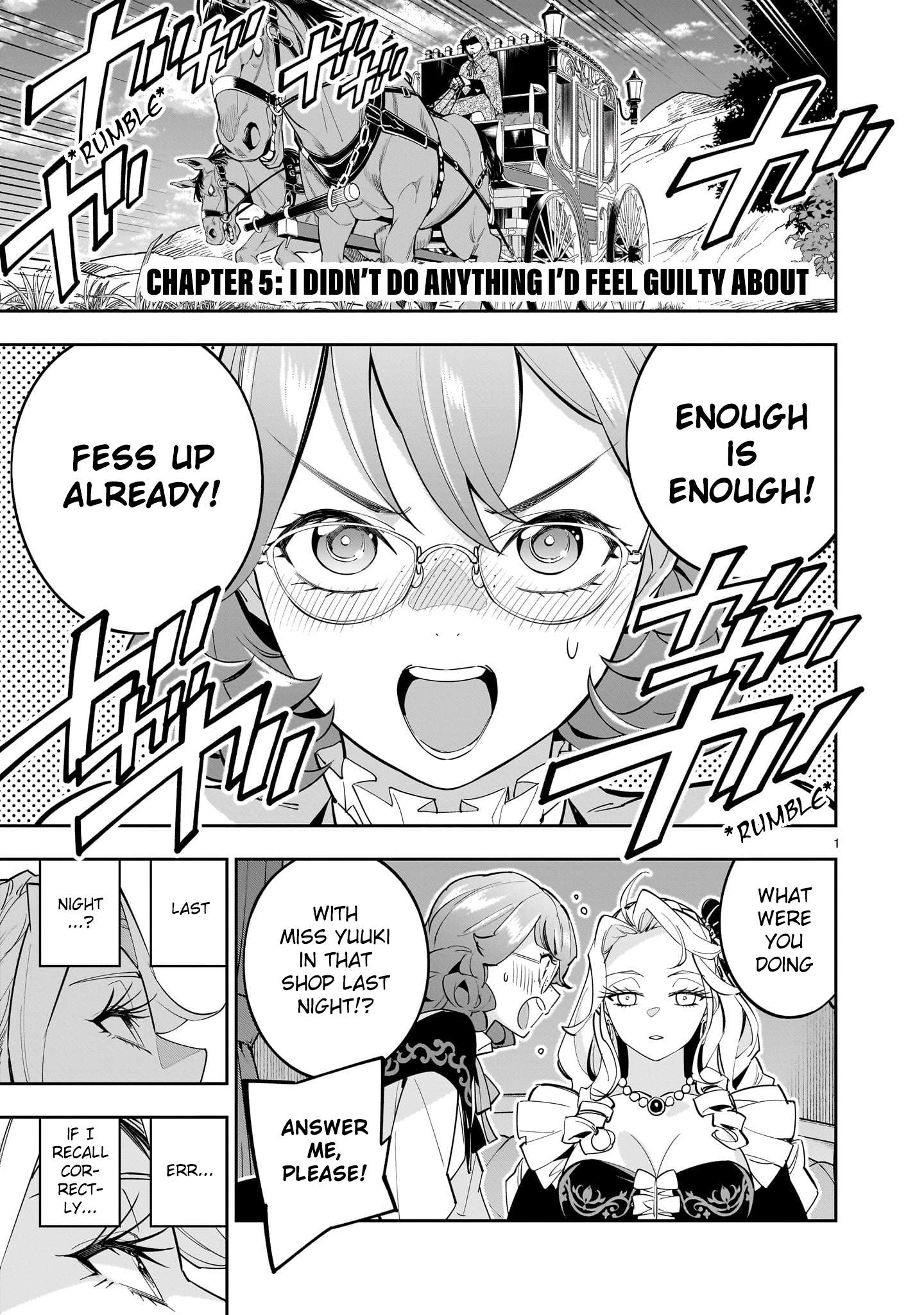 Shi ni Modori Oujo wa Ikinobiru Tameni Yuri Harem wo Tsukuru Koto ni Shita Chapter 5 - Page 1