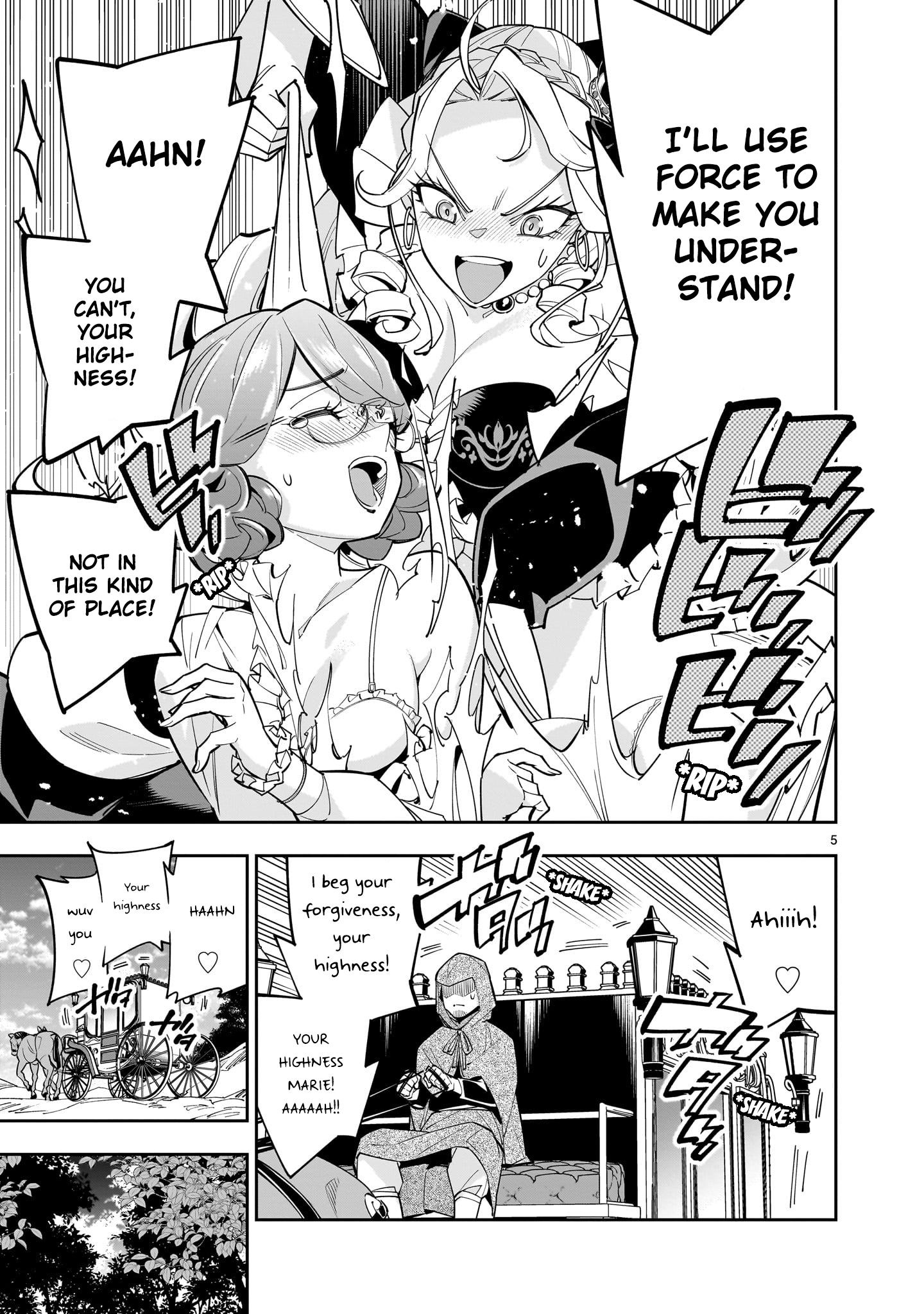 Shi ni Modori Oujo wa Ikinobiru Tameni Yuri Harem wo Tsukuru Koto ni Shita Chapter 5 - Page 5