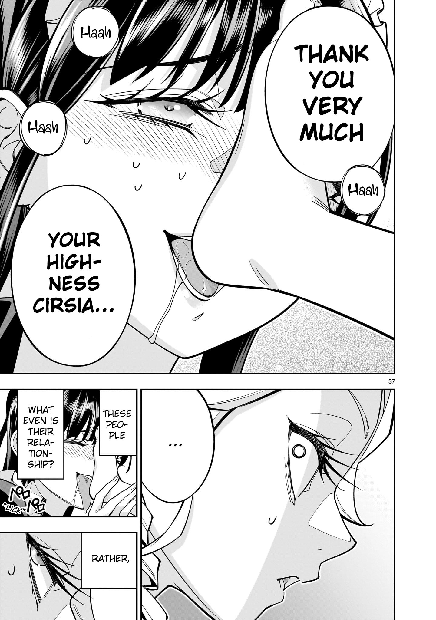 Shi ni Modori Oujo wa Ikinobiru Tameni Yuri Harem wo Tsukuru Koto ni Shita Chapter 7 - Page 36