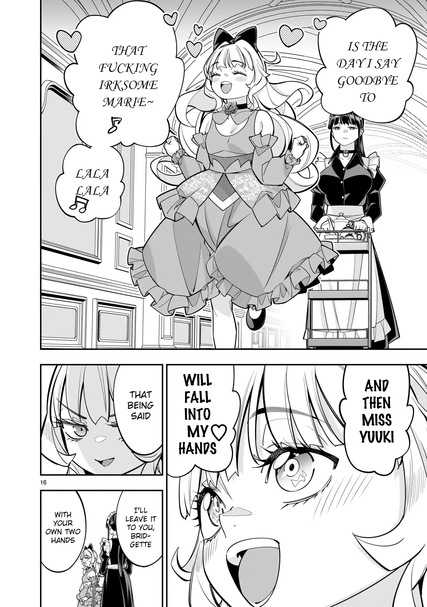 Shi ni Modori Oujo wa Ikinobiru Tameni Yuri Harem wo Tsukuru Koto ni Shita Chapter 8 - Page 16