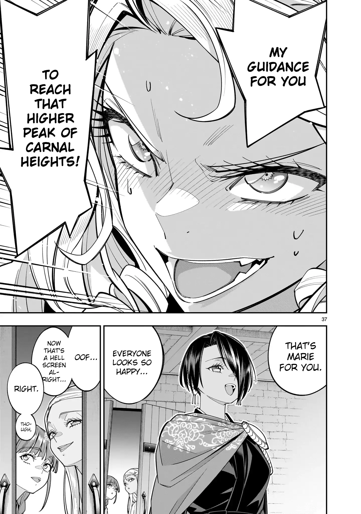Shi ni Modori Oujo wa Ikinobiru Tameni Yuri Harem wo Tsukuru Koto ni Shita Chapter 9 - Page 35
