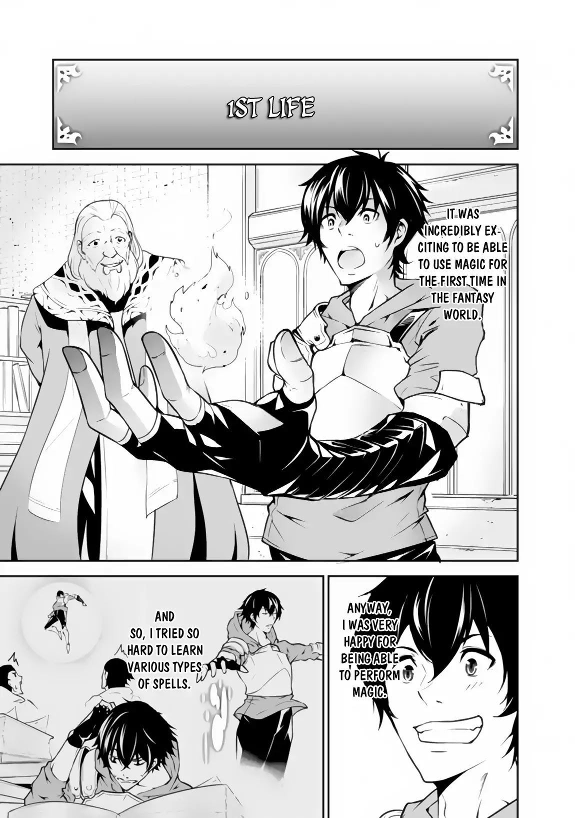 Shijou Saikyou no Mahou Kenshi, F Rank Boukensha ni Tensei Suru ~Kensei to Matei, 2 Tsu no Zense wo motta Otoko no Eiyuutan~ Chapter 1 - Page 14