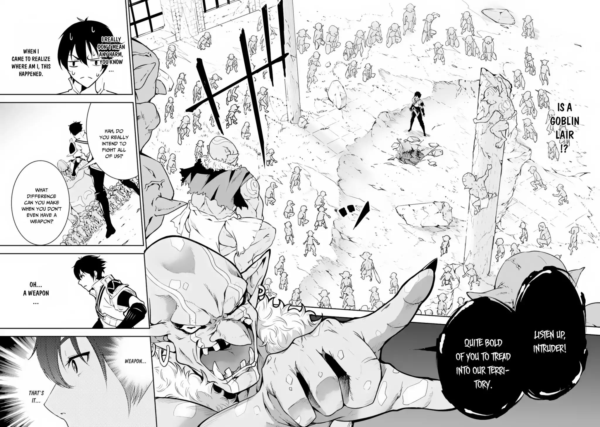 Shijou Saikyou no Mahou Kenshi, F Rank Boukensha ni Tensei Suru ~Kensei to Matei, 2 Tsu no Zense wo motta Otoko no Eiyuutan~ Chapter 1 - Page 23