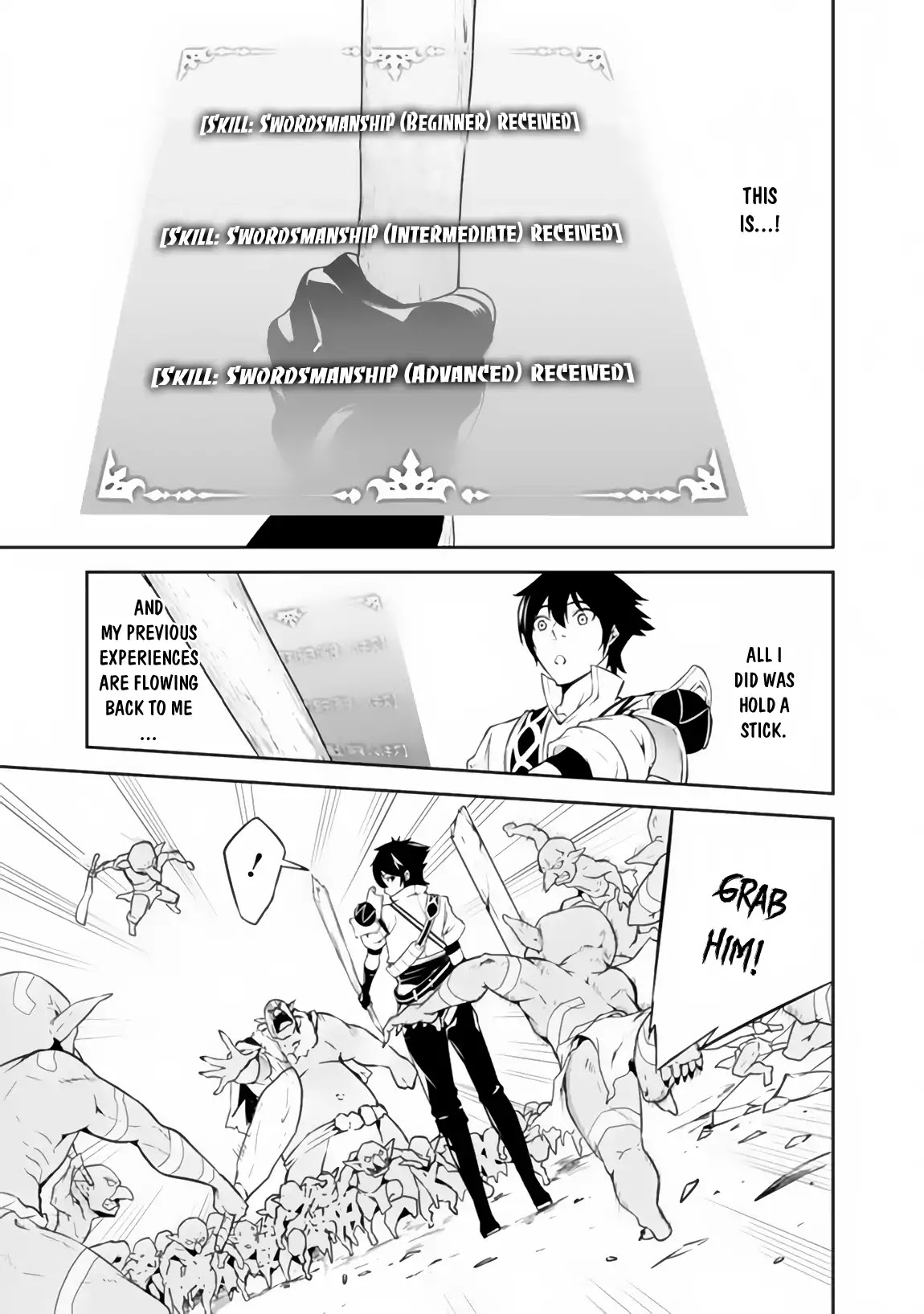 Shijou Saikyou no Mahou Kenshi, F Rank Boukensha ni Tensei Suru ~Kensei to Matei, 2 Tsu no Zense wo motta Otoko no Eiyuutan~ Chapter 1 - Page 25