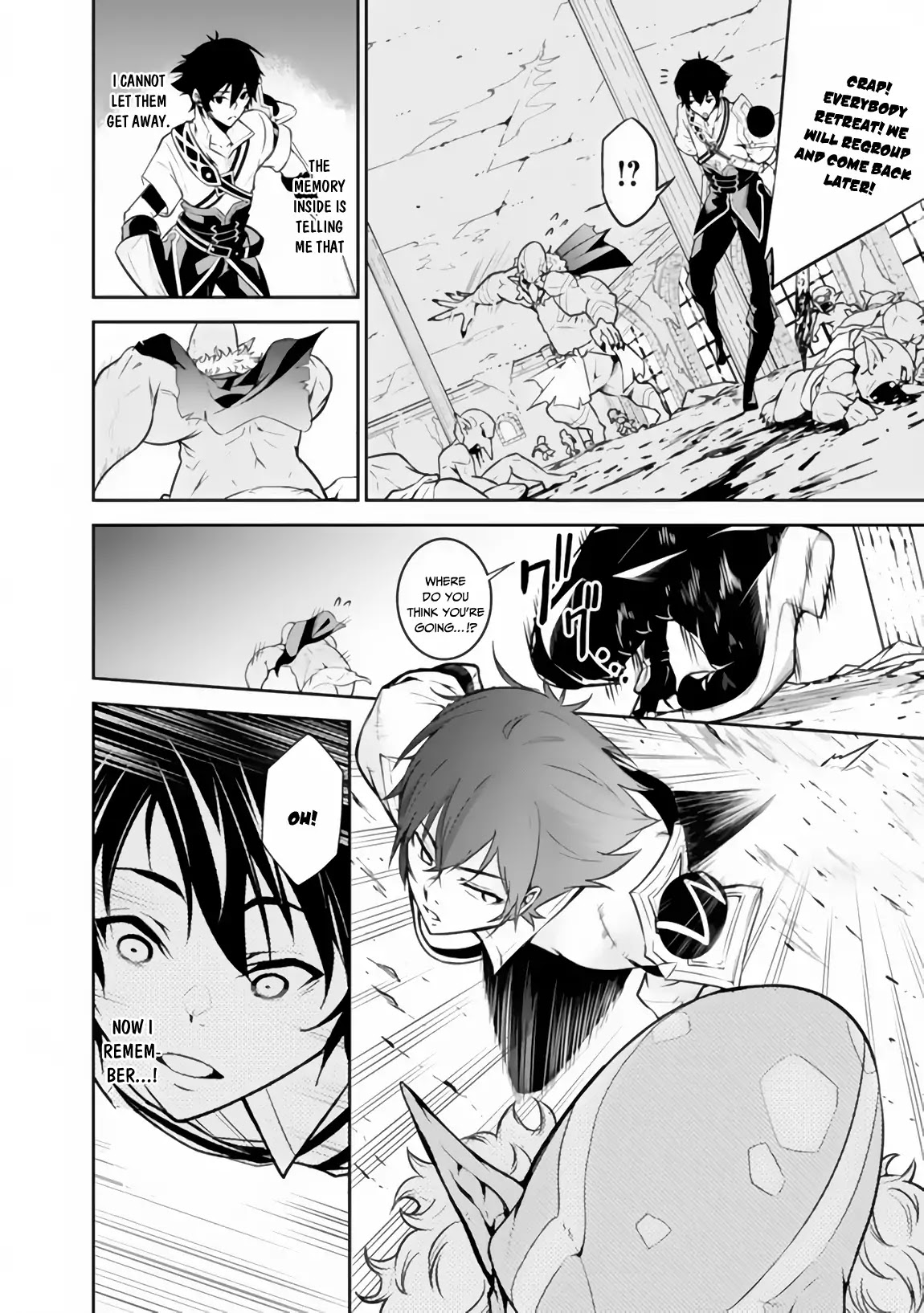 Shijou Saikyou no Mahou Kenshi, F Rank Boukensha ni Tensei Suru ~Kensei to Matei, 2 Tsu no Zense wo motta Otoko no Eiyuutan~ Chapter 1 - Page 28