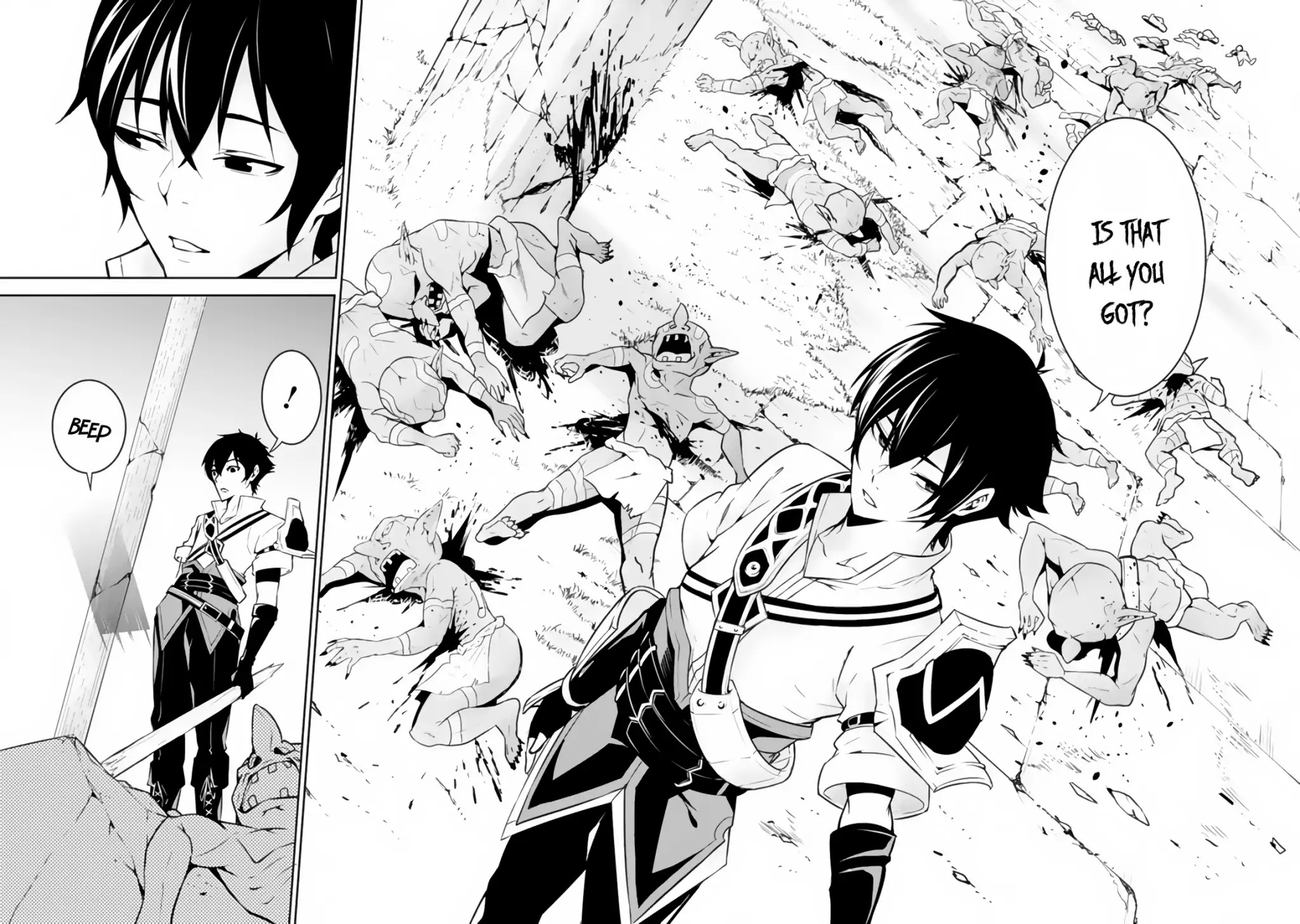 Shijou Saikyou no Mahou Kenshi, F Rank Boukensha ni Tensei Suru ~Kensei to Matei, 2 Tsu no Zense wo motta Otoko no Eiyuutan~ Chapter 1 - Page 32