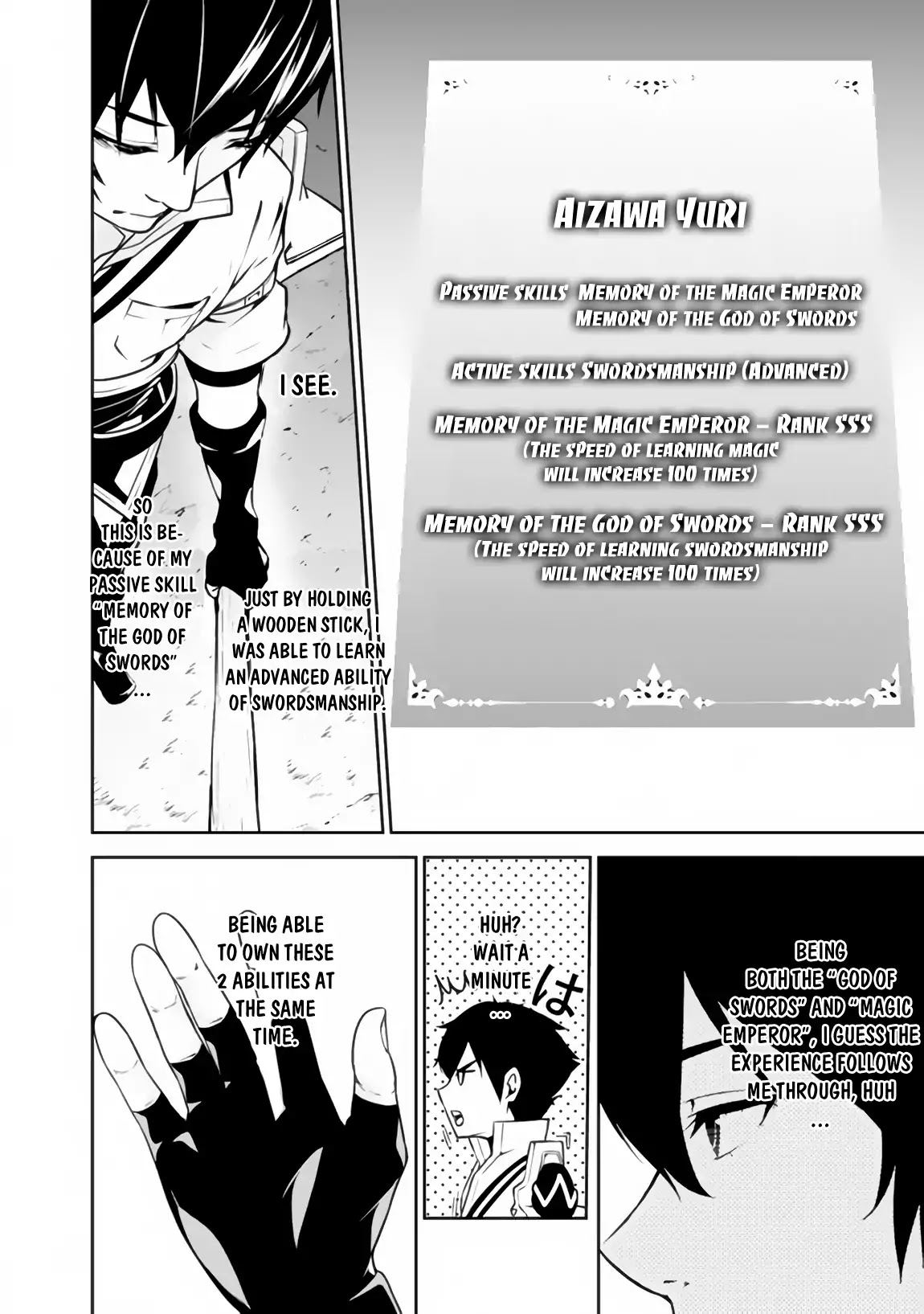 Shijou Saikyou no Mahou Kenshi, F Rank Boukensha ni Tensei Suru ~Kensei to Matei, 2 Tsu no Zense wo motta Otoko no Eiyuutan~ Chapter 1 - Page 33