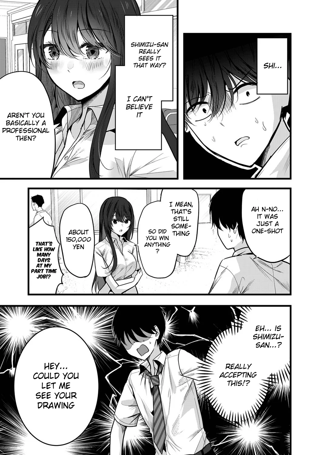 Shimizu-san Who Wants to Know Me too Much Chapter 1.1 - Page 12