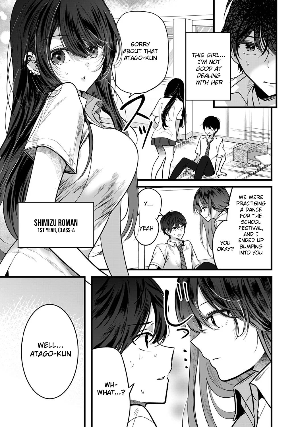 Shimizu-san Who Wants to Know Me too Much Chapter 1.1 - Page 4