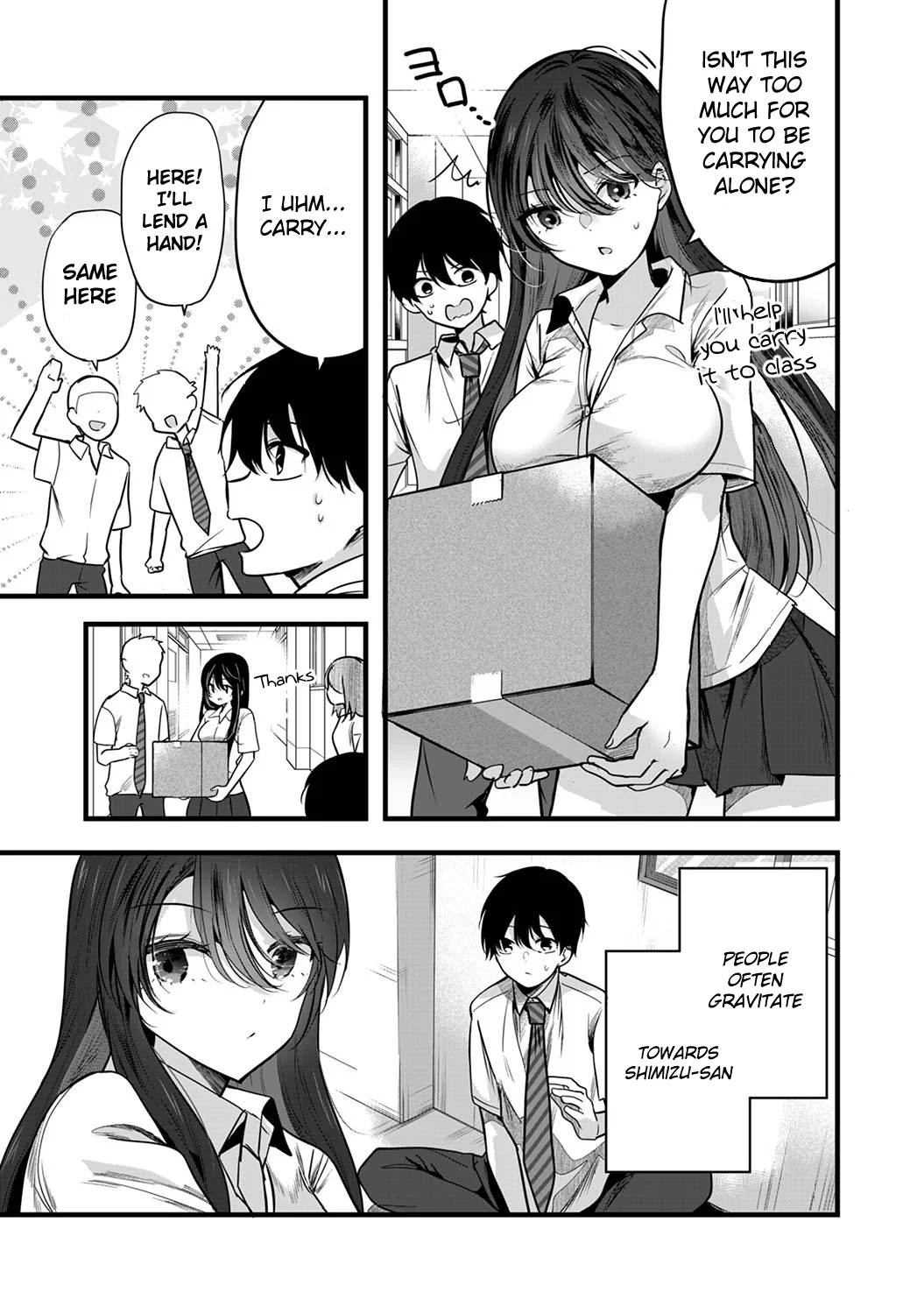 Shimizu-san Who Wants to Know Me too Much Chapter 1.1 - Page 8