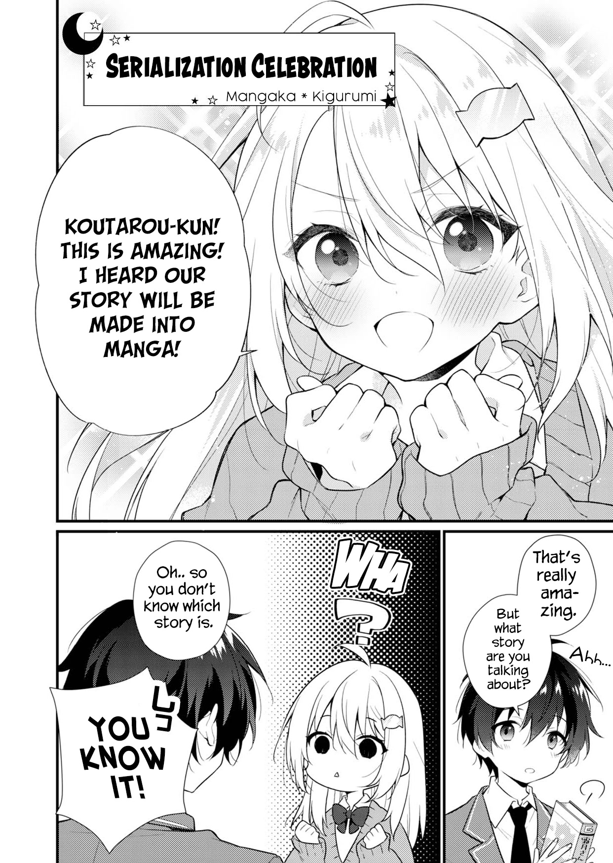 Shimotsuki-San Likes the Mob ~This Shy Girl Is Only Sweet Towards Me~ Chapter 1.5 - Page 1
