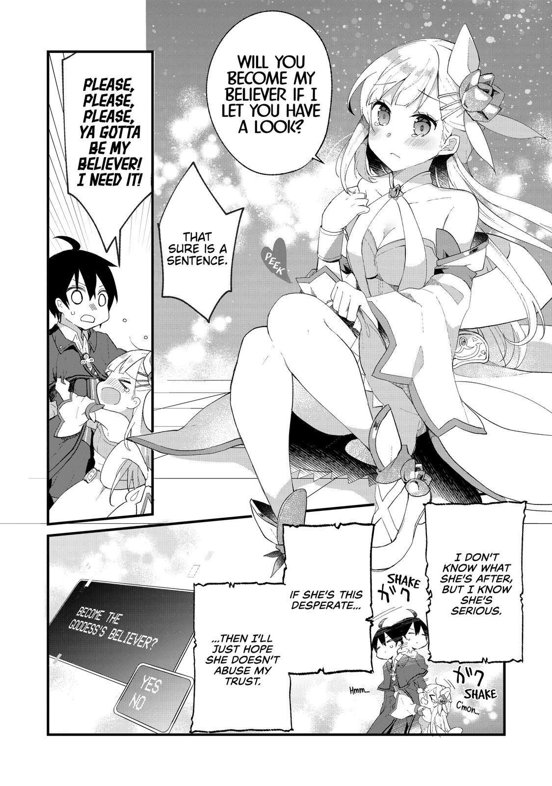 Shinja Zero no Megami-sama to Hajimeru Isekai Kouryaku Chapter 2 - Page 14