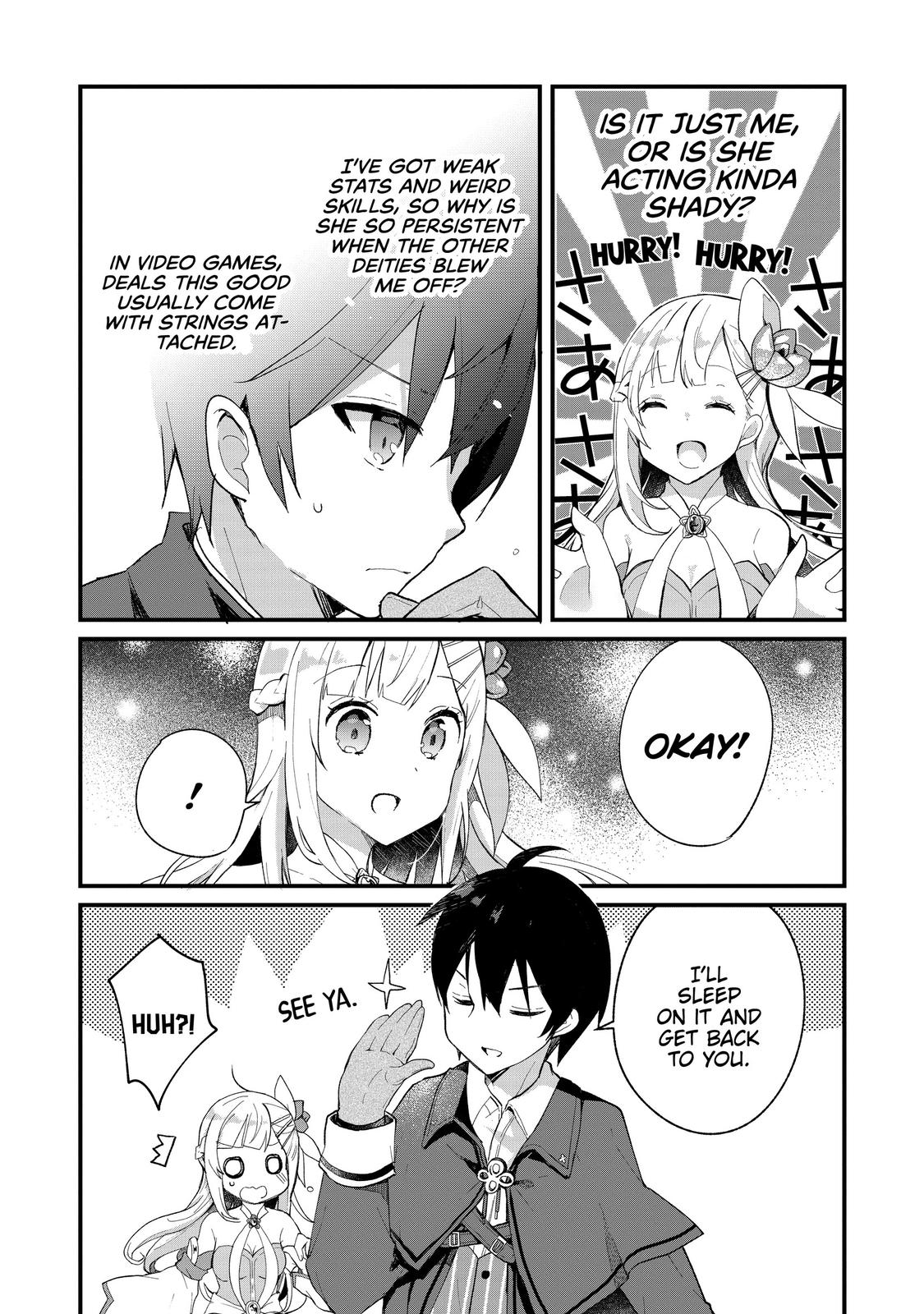 Shinja Zero no Megami-sama to Hajimeru Isekai Kouryaku Chapter 2 - Page 9